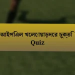 আইপিএল খেলোয়াড়দের চুক্তি Quiz